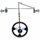 Front Axle Kit  Go Kart Drift Trike Front Steering Assembly Tie Rod Wheels