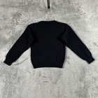 Vintage Kids Grand Knitwear Clown Embroidered Cardigan Sweater 5 6 Youth Black