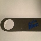 Vtg Labatt Blue Stainless Steel Bar Bottle Opener