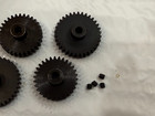 4pcs  Rc Mod1 5mm Bore Hardened Steel Pinion Gears  30t  31t  32t  33t
