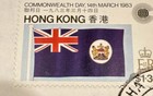 Hong Kong Official Fdc Commonwealth Day     March 14  1983 Original Stamps Attachd