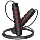 2pcs 9 9ft Pvc Coated Steel Skipping Ropes With Bearing In Handles Multi Colors