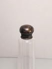Atq Victorian 800 Silver Mark Tall Vanity Perfume Scent Bottle Clear Glass 9 5 