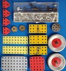 Vintage Gilbert Erector Set Pieces Parts Lot