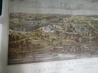 1876 Philadelphia Centennial Exposition Large Color Poster Print Vg