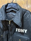 Vtg 70s 80s Fire Department New York Fdny Windbreaker Uniform Jacket 2xl Rare