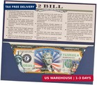 250th Anniversary Collectible  2 Bill   Independence Day 2 Dollar Bill 250 Anniv