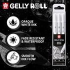 Sakura Gelly Roll Classic White Gel Pen Set  Assorted Sizes  3 Pack