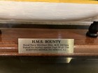 Vintage Original Hms Bounty Wood Ship Model Metal Fittings Scientific