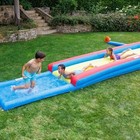 Wham-o 32ft Constant Air Slip    n Slide Inflatable Water Slide With Blower