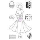 Julie Nutting Imani Paper Doll Stamp Set- 7 Piece Set - 912918 - New