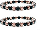 Drkao Magnetic Therapy Bracelet Women Pain Arthritis Anxiety Relief Bracelet-2pk