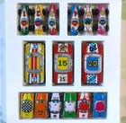 Vintage Japanese Tin Toy Racing Car Set Miniature Cars Original Package Racing