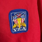 Vintage Sportsmaster Vica Vocational Industrial Clubs Of America Red Full Zip Xl