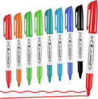 Permanent Markers Assorted Colors Set  Fine Point  8 Pack  Waterproof Metal