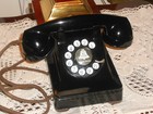 Nice Western Electric Classic Black Rotary Dial 302 Lucy Desk Old Phone  Works 