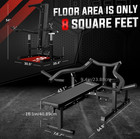 Chest Press Machine With Adjustable Flat Bench versatile Bench Press Rack