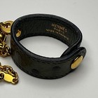 Herm  s Vintage Ostrich Nomade Glove Holder - Preowned