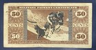United States Military Payment Certificate 50  Cents Circa 1969-70 Series 681