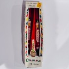 Vintage S s  Kresge Co Color Drip Candles Santa In Original Box