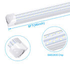 10pack 8foot 120w Integrated Led Light Bulbs T8 8ft Led Shop Light Fixture 6000k