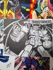 Unicron Sketch Cover Original Art Signed By Michael Fulcher