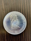 1975 Canada 1976 Olympics Montreal Canoeing  925 Sterling Silver  10 Coin