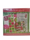 Christmas Fun Paper Crafting Kit  8 Sheets  Alphabet Stickers And More 