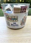 Wood Alphabet Blocks Vtg 1996 Tootsie Toy 36 Non Toxic Kids    Building Retro 90s