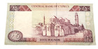 1997 Cyprus 5 Pounds Banknote - Central Bank Of Cyprus - Serial B427383