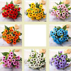 Artificial Fake Silk Gerbera Flower Daisy Bouquet Wedding Party Diy Home Decor