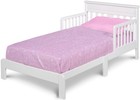 Delta Children Wooden Scottsdale Toddler Bed  White