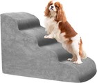 Dog For Small Dogs  High Density Foam Dog Steps  Extra Wide Non-slip Pet Ramp   