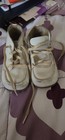 Vintage Stride Rite Children s White Walking Ankle Shoes W Laces  B85