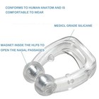 2 Magnetic Anti Snore Device Stop Snoring Nose Clip Easy Brethe Improve Sleeping
