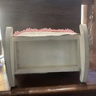 Vintage Wicker Baby Doll Bassinet Or Cradle