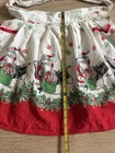 Vintage Christmas Half Apron Santa Sleigh Holly 1950s 60s