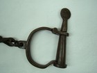 Vintage Style Civil War Jailer Cowboy Antique Style Western Handcuffs Old Style