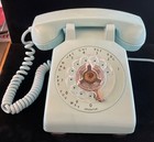 Stromberg Carlson Teal Rotary Telephone Phone Atomic Retro Vintage  Untested