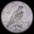 1935-s Peace Silver Dollar Very Fine San Francisco Last Year