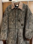 Vtg Carhartt Coveralls Camo Mens X-large Short Mossy Oak Duck Quilt Rq345 Usa