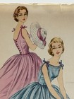 Vtg 1955 Mccall   s Sewing Pattern  3260 Misses And Junior Dress Fashion