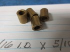 Lot Of 4 Oilite Bushing Bronze New 3 16 Id X 5 16 Od X 3 8 Brass Bearing