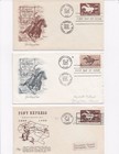 Centennial Pony Express First Day Of Issue Fdc 1860-1960  set Of 3 Covers 