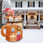 6ft Christmas Inflatable Outdoor Decoration  Christmas Inflatables Gingerbread