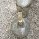 Vintage Large Clear Glass 1 Gallon Carboy Jug Bottle With Stopper
