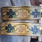 L t  Piver Azurea Poudre De Talc Talcum   Bath Powder Tins Lot Of 2