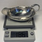 Vintage  950 Sterling Silver Swan Gravy Boat Scalloped Edge 186g Sauce Serve