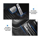All Weather Rubber Car Floor Mats Compatible With 2016-2022 Honda Pilot 7 Pas   