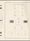6 Used Scott Album Us Stamp Pages  E1-e23 ce1-2 f1 fa1 qe1-4 q1-12 jq1-5 k1-18